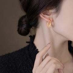 Camille Vintage-Inspired Pearl Stud Earrings No. 796411