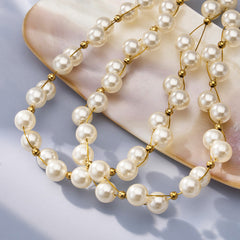 Pearl-Look Beaded Necklace