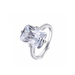 Nicolette Pavé Crystal Square Statement Ring