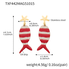 18K Gold-Plated Ocean Charm Jewelry Separates