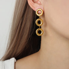 Open Circle Necklace Bracelet or Earrings