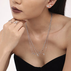 Cubic Zirconia Initial Jewelry Collection