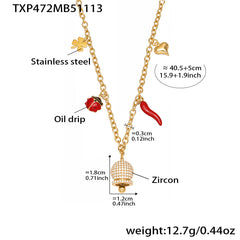 Bell and Charm Necklace or Bracelet