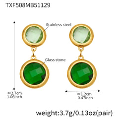Round Stone Accent Bracelet or Earrings