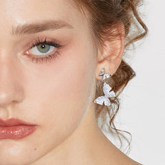 Nicolette Butterfly Drop Earrings