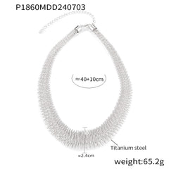 Coiled Statement Collar Necklace