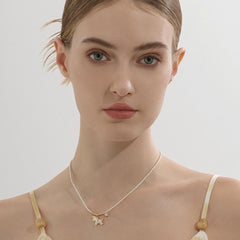 Marielle Pearl Horse Necklace