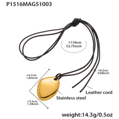 Long Cord Sculptural Pendant Necklace Designs