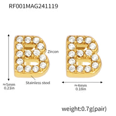 Cubic Zirconia Initial Jewelry Collection
