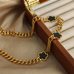 Flower Accent Necklace or Bracelet