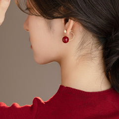Camille Vintage-Inspired Pearl Stud Earrings No. 270971