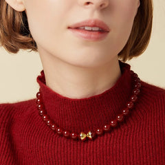 Marielle Red Agate Necklace