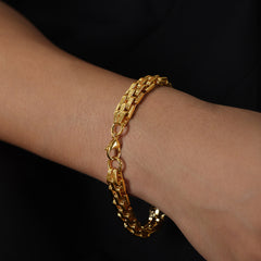 Men’s Textured Link Bracelet