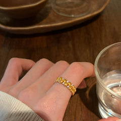 Marielle Vintage-Inspired Pavé Adjustable Ring