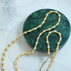 Freshwater Pearl Mixed Bead Necklace or Bracelet