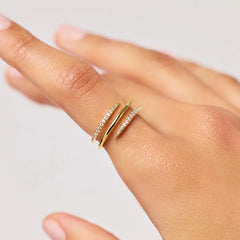 Daphne Pavé Ring