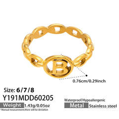 Geometric Openwork Ring