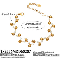 Natural Stone or Pearl-Look Accent Jewelry