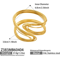 Multi-Line Open Cuff Bracelet Designs