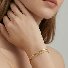 Mixed Chain Double-Layer Bracelet