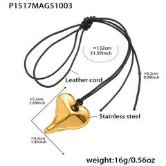 Long Cord Sculptural Pendant Necklace Designs