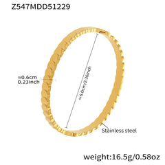 18K Gold-Plated Geometric Cubic Zirconia Clasp Bracelets