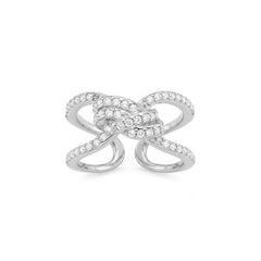 Daphne Dainty Knot Adjustable Ring