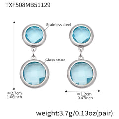 Round Stone Accent Bracelet or Earrings