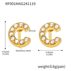 Cubic Zirconia Initial Jewelry Collection