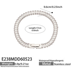 Colorful Cubic Zirconia Tennis Bracelet & Necklace