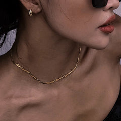 Nadine Vintage-Inspired Snake Layered Necklace