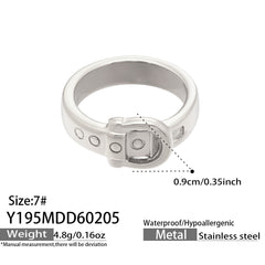 Geometric Openwork Ring