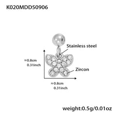 18K Gold-Plated Cubic Zirconia Charms and Chain Designs