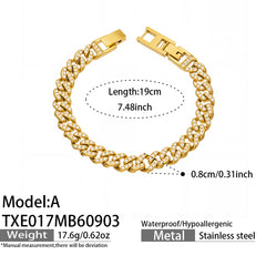 Cubic Zirconia Tennis Jewelry and Extension Clasp