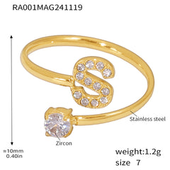 Cubic Zirconia Initial Jewelry Collection