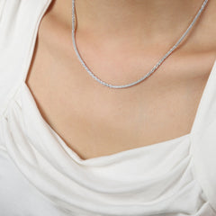 Twisted Chain Necklace & Bracelet