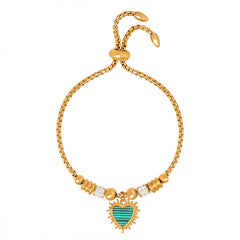 18K Gold-Plated Charm Bracelet or Bangle