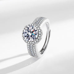Lumière Charm Ring on a clean background