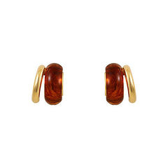 Nadine Vintage-Inspired Interlocking Stud Earrings