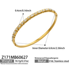 Cubic Zirconia Geometric & Clover Bracelets