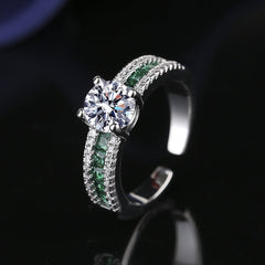Lumière Charm Ring on a clean background