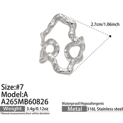 Irregular Open Ring Collection