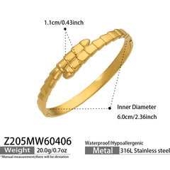 Sculptural Textured Cuff Bracelet Designs