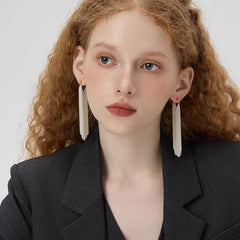Camille Vintage-Inspired Tassel Drop Earrings
