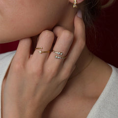 Daphne Minimalist Adjustable Ring