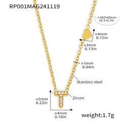 Cubic Zirconia Initial Jewelry Collection