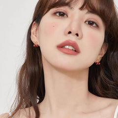 Daphne Cherry Stud Earrings