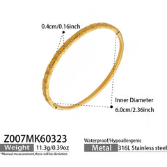 Slim Heart & Stone-Accent Bracelet Designs