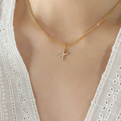 Sparkling Initial Pendant Necklace