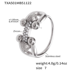 Cubic Zirconia Open Link Jewelry Designs